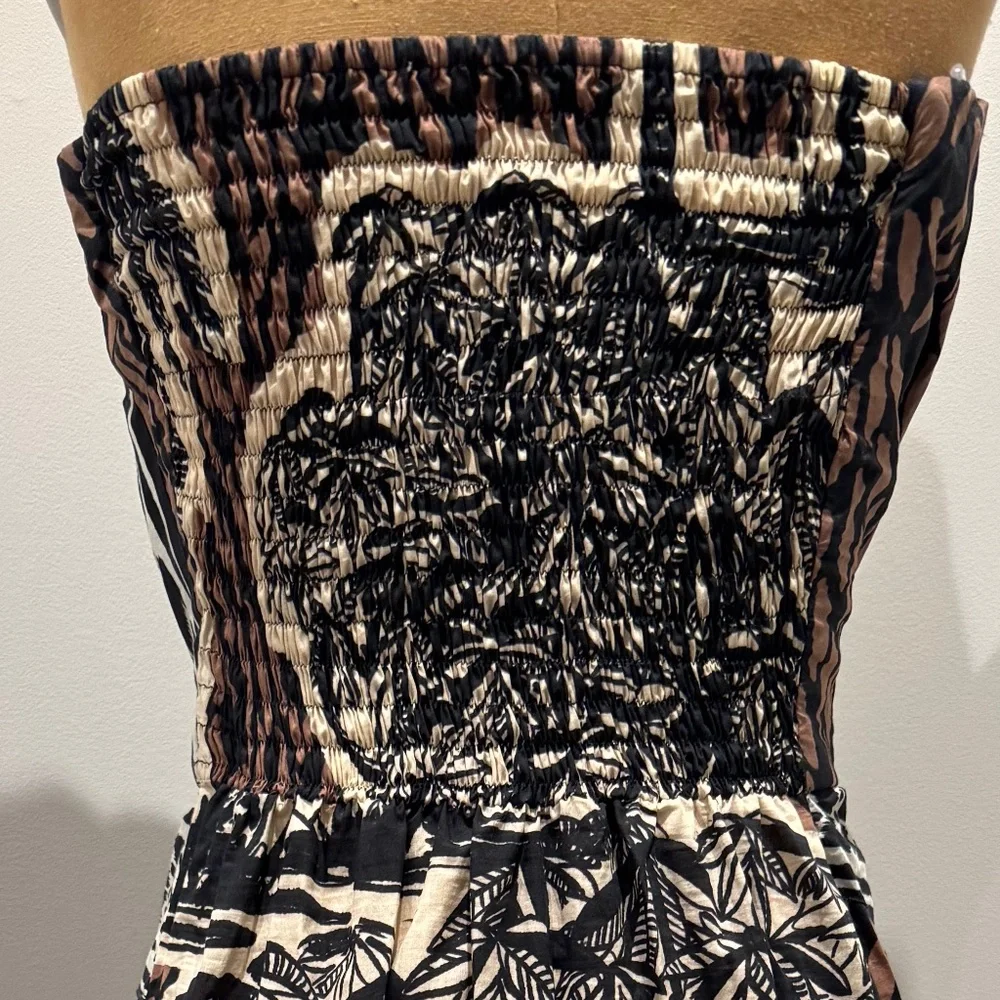 JOHANNA ORTIZ  $850 African Canopy Ankle Dress  NWT Size 8 - Picture 6 of 9